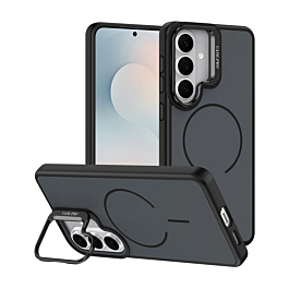 Shock Proof TPU Case With MagSafe and Kick Stand For Galaxy S26- Black