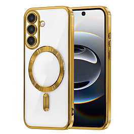 Shiny Case with MagSafe For Galaxy S26- Gold