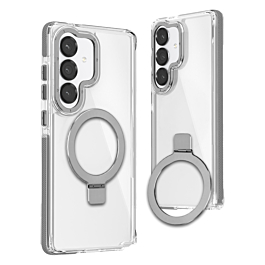 Gloss Case with MagSafe Kickstand For Galaxy S26- Silver