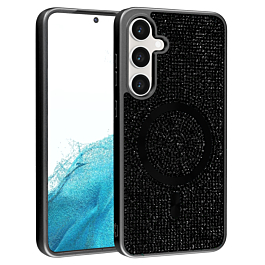 Full Glitter with MagSafe For Galaxy S26 Plus - Black