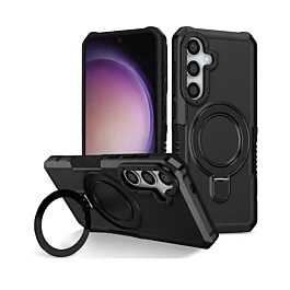Rugged Case With MagSafe Kickstand For Galaxy S26 Plus - Black