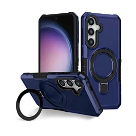 Rugged Case With MagSafe Kickstand For Galaxy S26 Plus - Blue