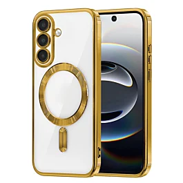 Shiny Case With MagSafe For Galaxy S26 Plus - Gold