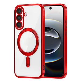 Shiny Case With MagSafe For Galaxy S26 Plus - Red