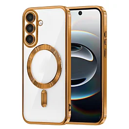 Shiny Case With MagSafe For Galaxy S26 Plus - Deep Gold