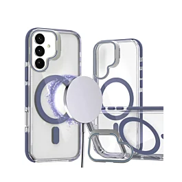 Gloss Case MagSafe with Camera Kickstand For Galaxy S26 Plus - Blue