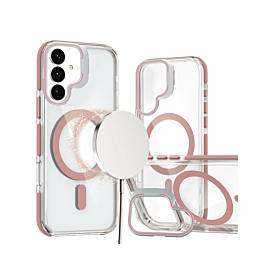 Gloss Case MagSafe with Camera Kickstand For Galaxy S26 Plus - Pink