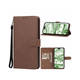 Leather Folio Case For Galaxy S26 Ultra - Brown