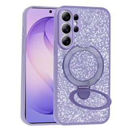 Full Glitter With MagSafe Kickstand For Galaxy S26 Ultra - Purple