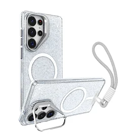 Glitter Case With MagSafe and KickStand For Galaxy S26 Ultra - 1