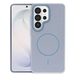 Leather Case With MagSafe For Galaxy S26 Ultra - Baby Blue