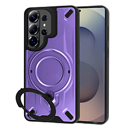 Rugged Case With MagSafe Kickstand For Galaxy S26 Ultra - Purple