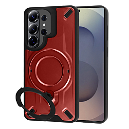 Rugged Case With MagSafe Kickstand For Galaxy S26 Ultra - Red