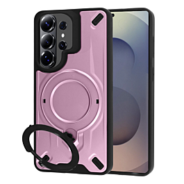 Rugged Case With MagSafe Kickstand For Galaxy S26 Ultra - Pink