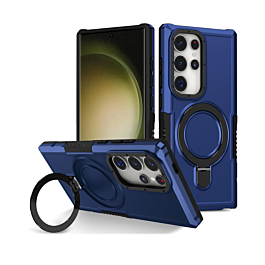 ShockProof Case With MagSafe Kickstand For Galaxy S26 Ultra - Blue