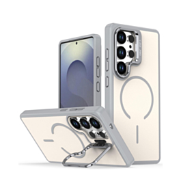 ShockProof TPU Case MagSafe With Kickstand For Galaxy S26 Ultra - White