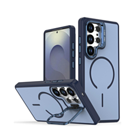 ShockProof TPU Case MagSafe With Kickstand For Galaxy S26 Ultra - Blue