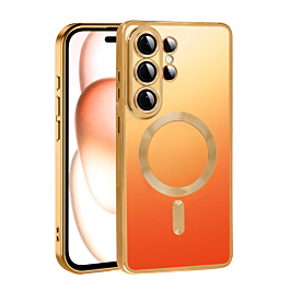 Shiny Case With MagSafe For Galaxy S26 Ultra - Orange