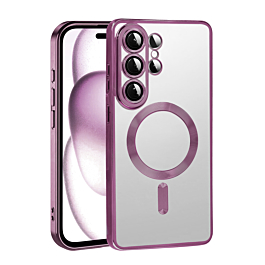 Shiny Case With MagSafe For Galaxy S26 Ultra - Purple