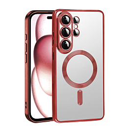 Shiny Case With MagSafe For Galaxy S26 Ultra - Red