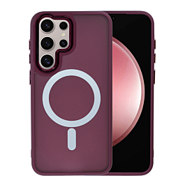 Matte Case With MagSafe For Galaxy S26 Ultra - Maroon