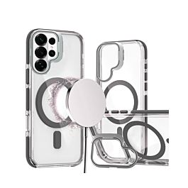 Gloss Case With MagSafe Camera Kickstand For Galaxy S26 Ultra - Black