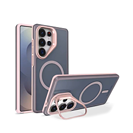 Matte Case With MagSafe Camera Kickstand For Galaxy S26 Ultra - Pink