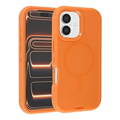 Heavy Duty Case With Wireless Charging For iPhone 17 - Orange