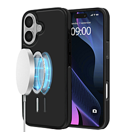 Full Leather Case With Magsafe For iPhone 17 - Black