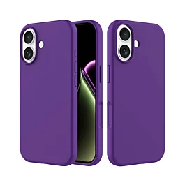 Silicone Case For iPhone 17 - Purple
