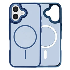 Dual Layer MagSafe Armor Case For iPhone 17 - Navy Blue