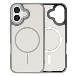 Dual Layer MagSafe Armor Case For iPhone 17 - Gray