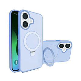 Matte MagSafe Kickstand Case For iPhone 17 - Light Blue