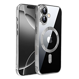 Shiny Case With MagSafe For iPhone 17 - Silver