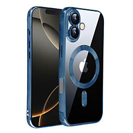 Shiny Case With MagSafe For iPhone 17 - Blue