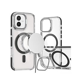 Gloss Case With MagSafe  and camera Kickstand For iPhone 17 - Black