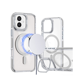 Gloss Case With MagSafe  and camera Kickstand For iPhone 17 - White