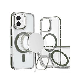 Gloss Case With MagSafe  and camera Kickstand For iPhone 17 - Green