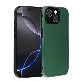 Full Cover Silicone Case For iPhone 16e / 17e - Green