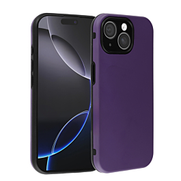 Full Cover Silicone Case For iPhone 16e / 17e - Deep Purple