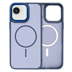 Dual Layer Case With Wireless Charging For iPhone 16e / 17e - Navy Blue