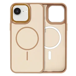 Dual Layer Case With Wireless Charging For iPhone 16e / 17e - Brown
