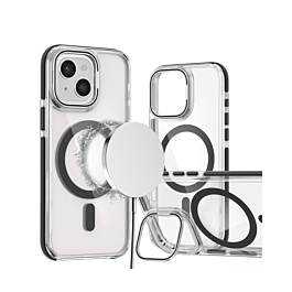 Gloss Case With Kick Stand For iPhone 16e / 17e - Black