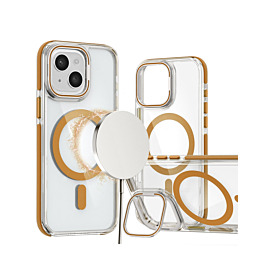Gloss Case With Kick Stand For iPhone 16e / 17e - Gold