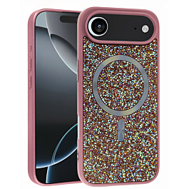 Full Glitter Case With MagSafe For iPhone Air - Pink