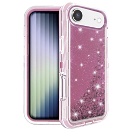 Heavy Duty Liquid Glitter Case For iPhone Air - Purple