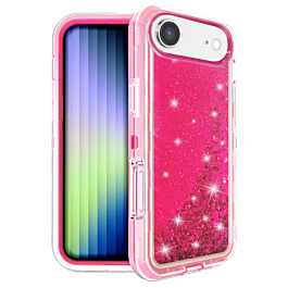 Heavy Duty Liquid Glitter Case For iPhone Air - Pink