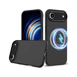 Silicone Case With MagSafe For iPhone Air - Black