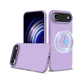Silicone Case With MagSafe For iPhone Air - Lavender