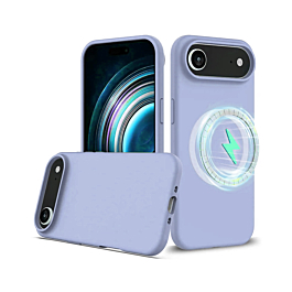 Silicone Case With MagSafe For iPhone Air - Lavender